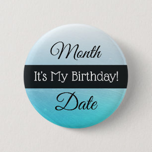 Badge Rond 5 Cm Personnalisé Son Mon Anniversaire 5 mars Bouton