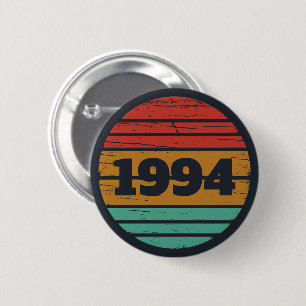 Badge Rond 5 Cm Personnalisé Trente vintage 30e anniversaire