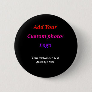 Badge Rond 5 Cm personnaliser ajouter votre logo photo votre texte