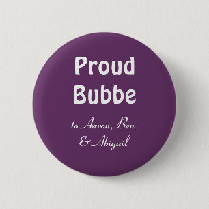 Badge Rond 5 Cm Personnaliser ! Bubbe fier