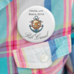 Badge Rond 5 Cm Personnaliser de bateau de croisière Activité d'an<br><div class="desc">This design created though digital art. It may be personalized in the area provide or customizing by choosing the click to customize further option and changing the name, initials or words. Donc, change le texte color and style or delete the text for an image only design. Contact me at colorflowcreations@gmail.com...</div>