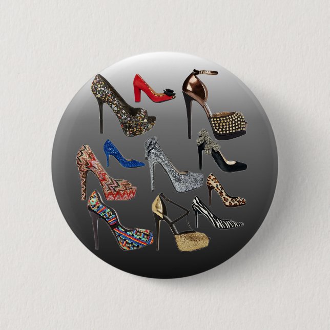 Badge Rond 5 Cm Personnaliser de collage de talons hauts de (Devant)
