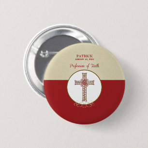 Badge Rond 5 Cm Personnaliser, RCIA Bénédictions sur la Profession