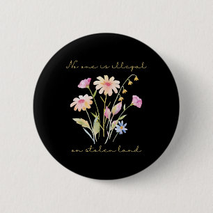 Badge Rond 5 Cm Personne n'est illégal Abolir la glace Immigration