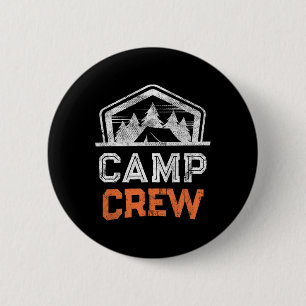Badge Rond 5 Cm Personnel de camping Équipe de camp Cousins d'été