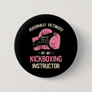 Badge Rond 5 Cm Personnellement Victimisé par mon instructeur de k