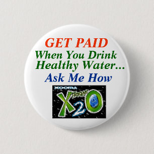 Badge Rond 5 Cm Perte d'eau saine