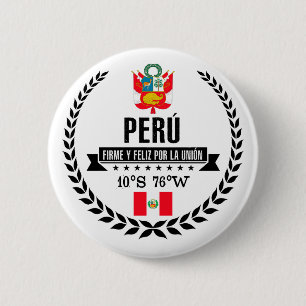 Badge Rond 5 Cm Peru