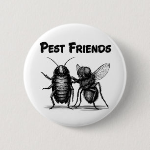 Badge Rond 5 Cm Pest Friends BFF