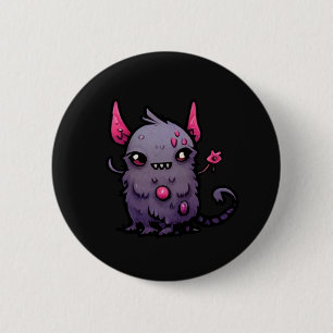 Badge Rond 5 Cm Pestilence Kitty Pin Button - Cute Plague Cat