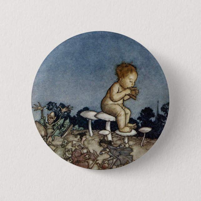 Badge Rond 5 Cm Peter a joué sa cannelure (Devant)