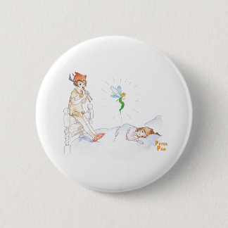 Badge Rond 5 Cm Peter Pan et Wendy