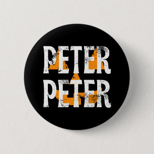 Badge Rond 5 Cm Peter Peter Citrouille de saison automne