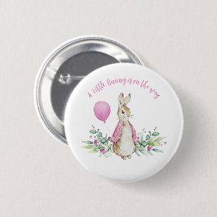 Badge Rond 5 Cm Peter Rabbit Little est en route