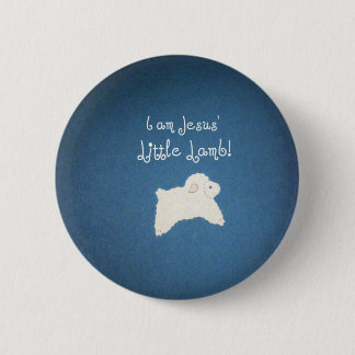 Badge Rond 5 Cm Petit agneau de Jésus