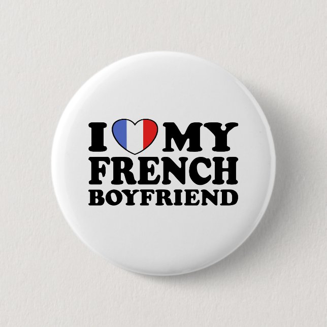 Badge Rond 5 Cm Petit ami français (Devant)