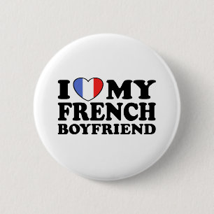 Badge Rond 5 Cm Petit ami français