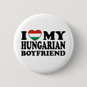 Badge Rond 5 Cm Petit ami hongrois