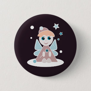 Badge Rond 5 Cm Petit Ange