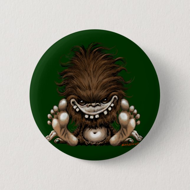 Badge Rond 5 Cm Petit bouton de BIGFOOT (Devant)