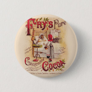 Badge Rond 5 Cm Petit Chaperon Rouge Vintage, Cocoa Victorien