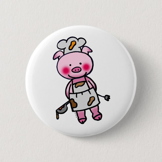 Badge Rond 5 Cm Petit chef (Devant)