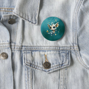 Badge Rond 5 Cm Petit Dragon à Vapeur – Ingénieur en Chaos Profess