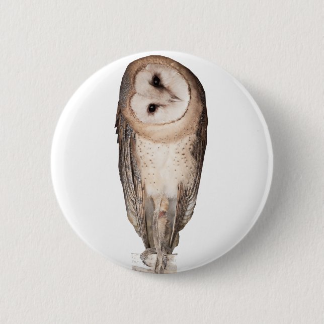 Badge Rond 5 Cm Petit-duc (Devant)