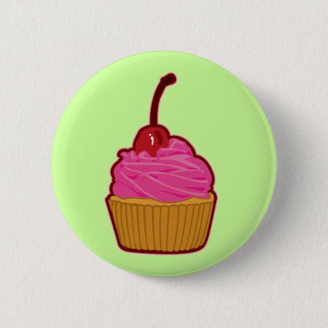 Badge Rond 5 Cm Petit gâteau (Devant)