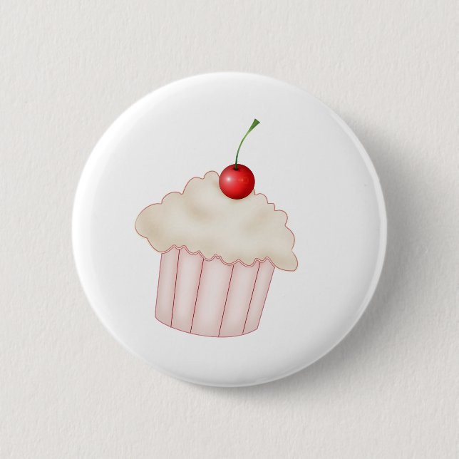Badge Rond 5 Cm Petit gâteau crémeux (Devant)