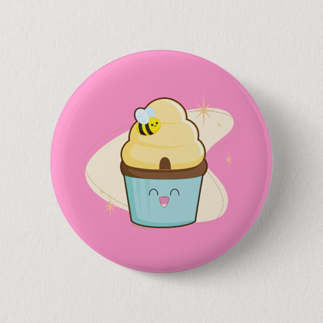 Badge Rond 5 Cm Petit gâteau de miel (Devant)