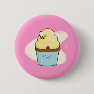 Badge Rond 5 Cm Petit gâteau de miel