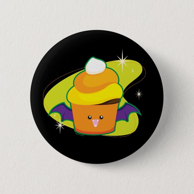 Badge Rond 5 Cm Petit gâteau de vampire (Devant)