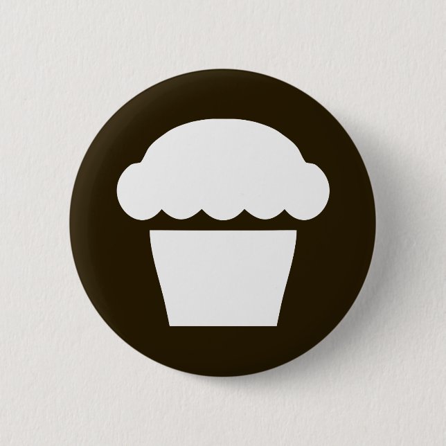 Badge Rond 5 Cm petit gâteau/petit pain simples (Devant)