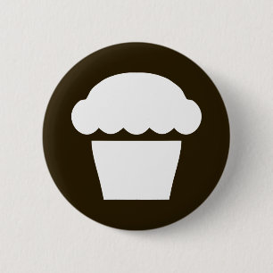 Badge Rond 5 Cm petit gâteau/petit pain simples