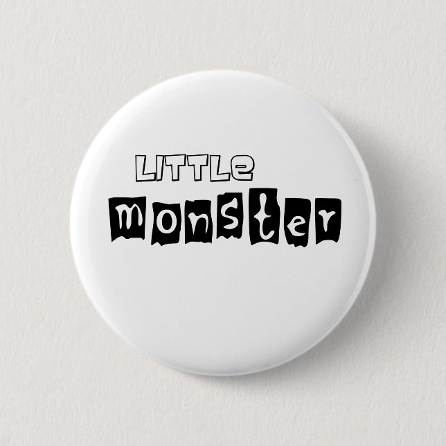 Badge Rond 5 Cm Petit monstre (Devant)