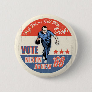 Badge Rond 5 Cm Petit pain avec Nixon