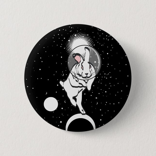 BADGE ROND 5 CM PETIT PAIN DE L'ESPACE (Devant)