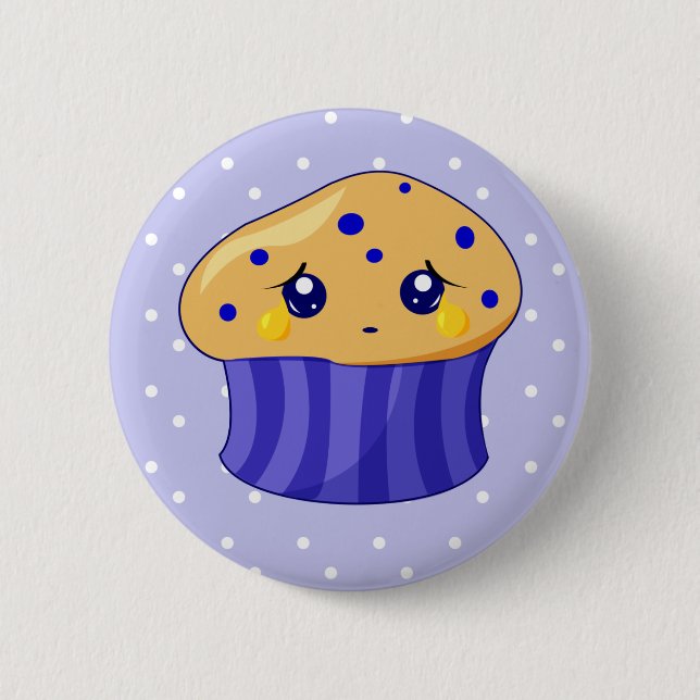 Badge Rond 5 Cm Petit pain triste (Devant)