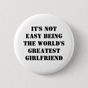 Badge Rond 5 Cm Petite amie