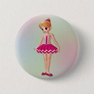 Badge Rond 5 Cm Petite ballerine