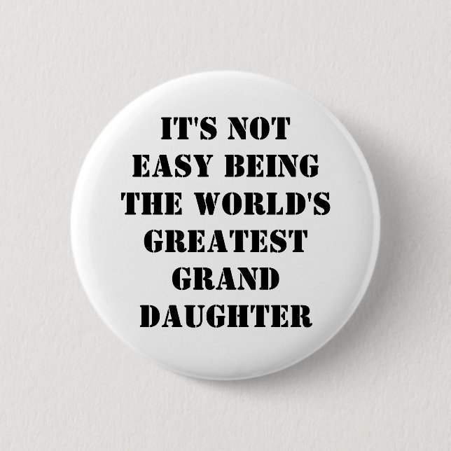 Badge Rond 5 Cm Petite-fille (Devant)