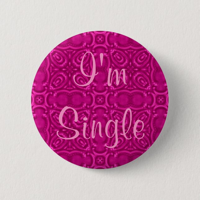 Badge Rond 5 Cm Petite fille rose (Devant)