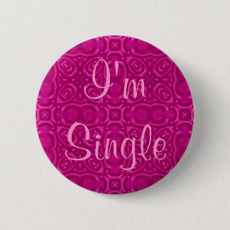 Badge Rond 5 Cm Petite fille rose