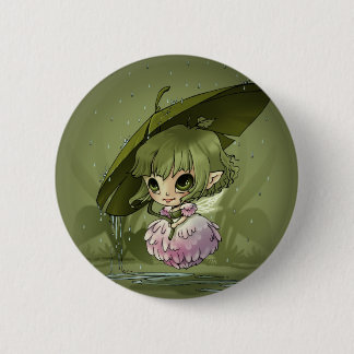 Badge Rond 5 Cm Petite Fleur de trefle