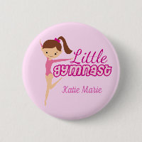 Petite Gymnaste Plutôt Rose Personnalisé Enfants G