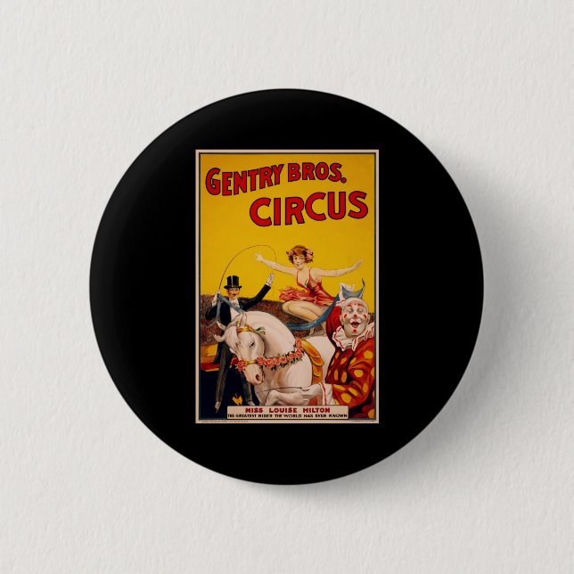 Badge Rond 5 Cm Petite noblesse Bros. Cirque (Devant)