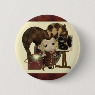 Badge Rond 5 Cm Petits boutons d'artiste de farceur