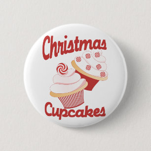 Badge Rond 5 Cm Petits gâteaux de Noël