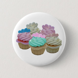 Badge Rond 5 Cm Petits gâteaux en abondance !